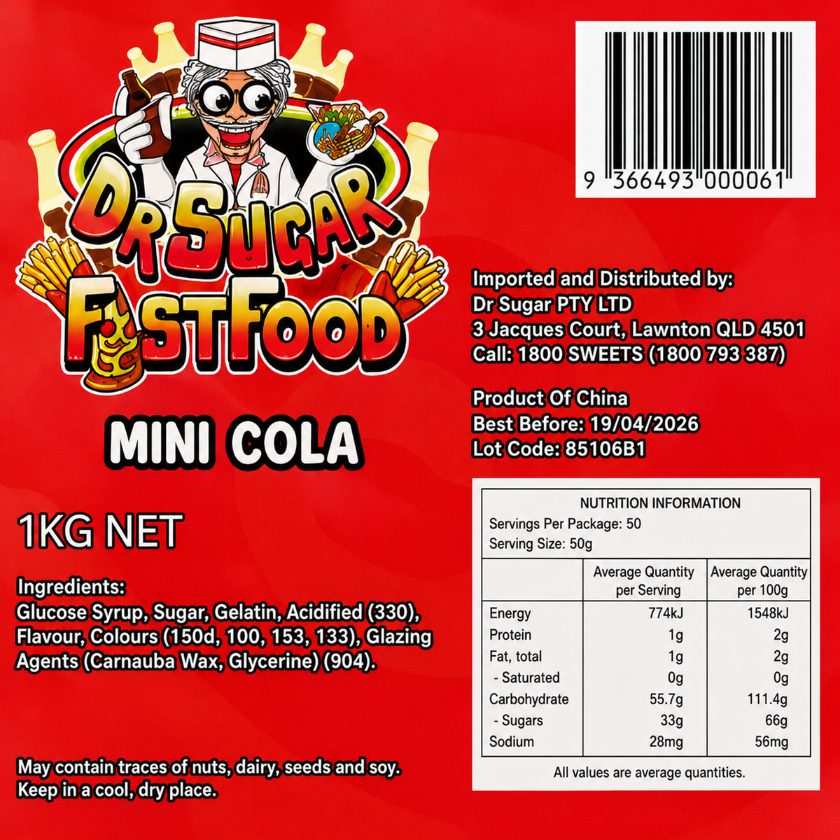 Mini Cola Gummies