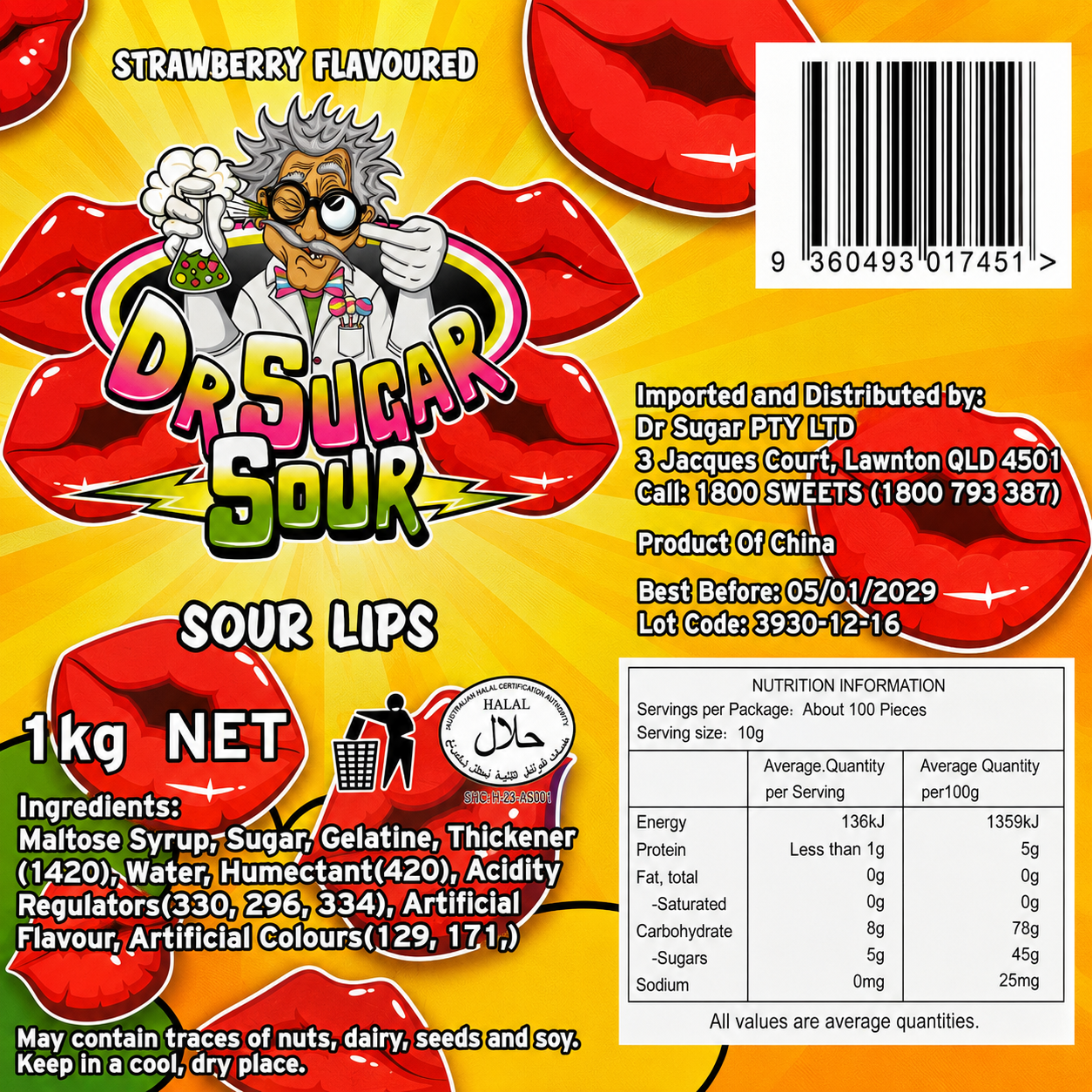 Sour Lips Gummies