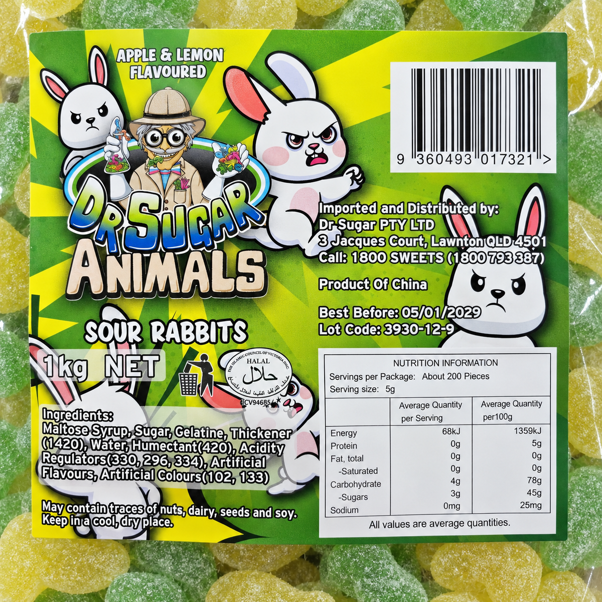 Sour Rabbits Gummies