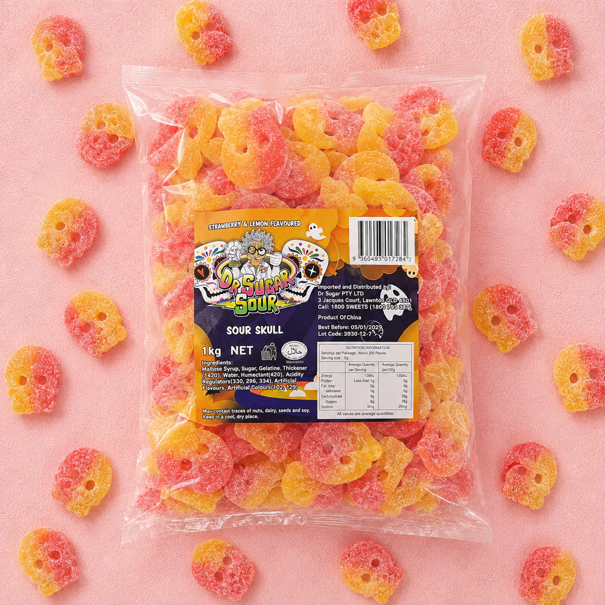 Sour Skulls Gummies
