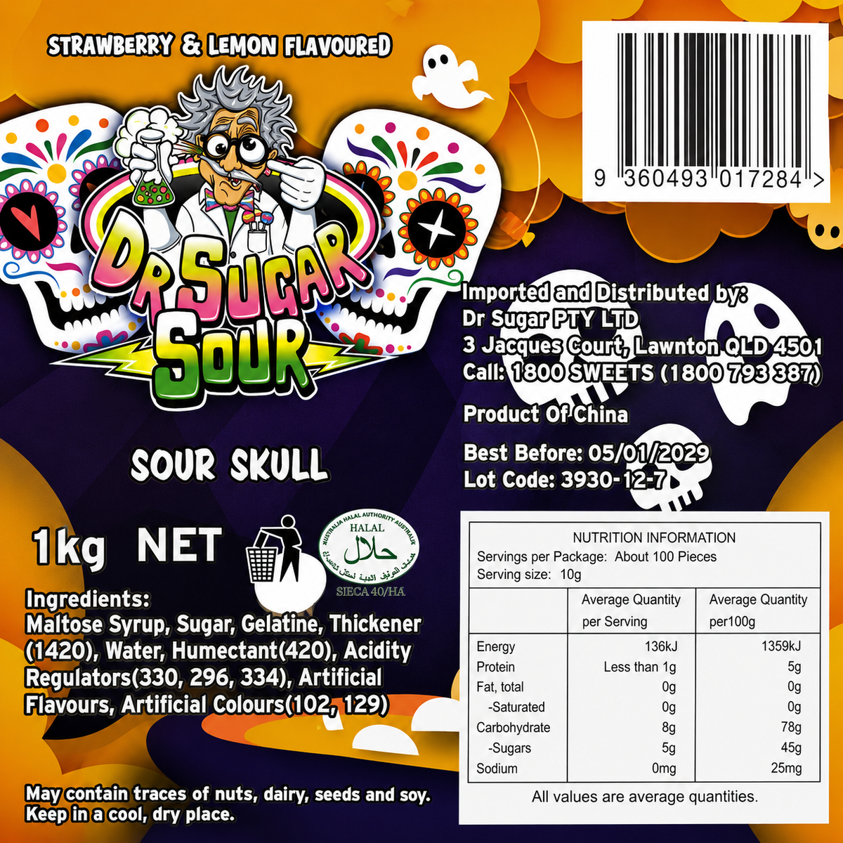 Sour Skulls Gummies