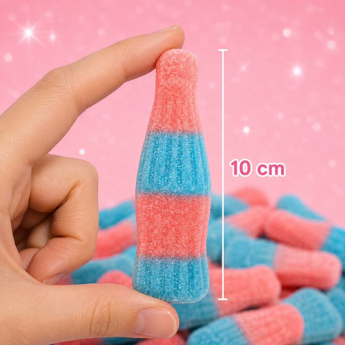 Sour Cola Giant Bubble Gum Soda Gummies