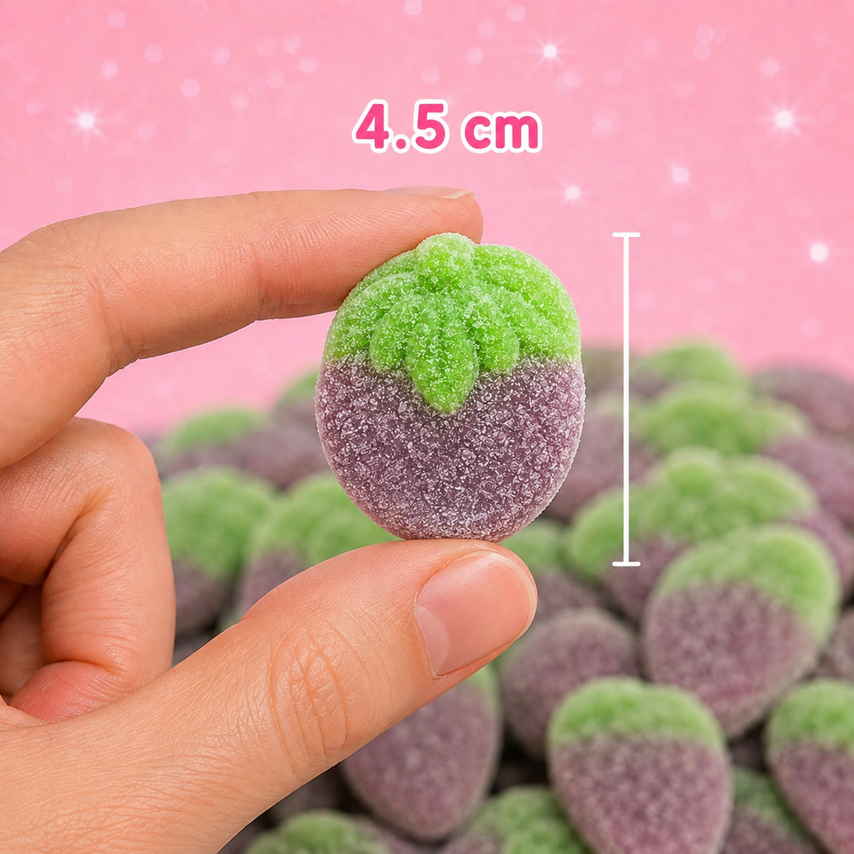 Sour Purple Strawberries Gummies