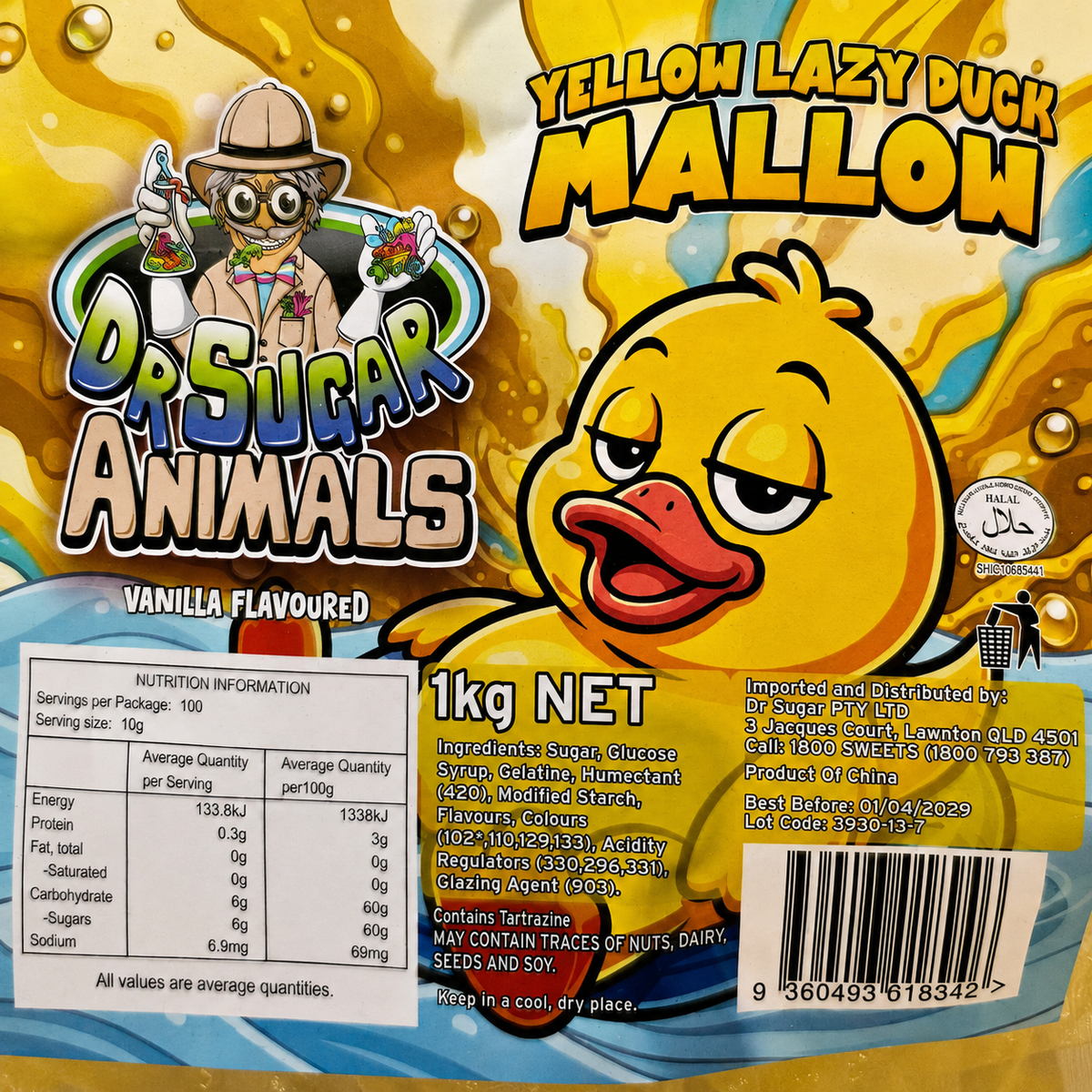 Yellow Duck Marshmallows (Individually Wrapped)