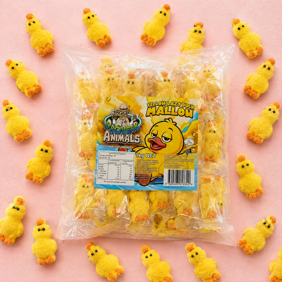 Yellow Duck Marshmallows (Individually Wrapped)
