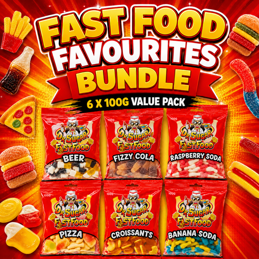 Fast Foods Favourites Bundle - 6 x 100g Bags