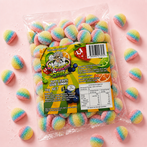 Tutti Frutti Sour Puffs Gummies