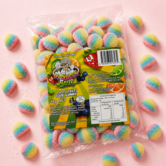 Tutti Frutti Sour Puffs Gummies