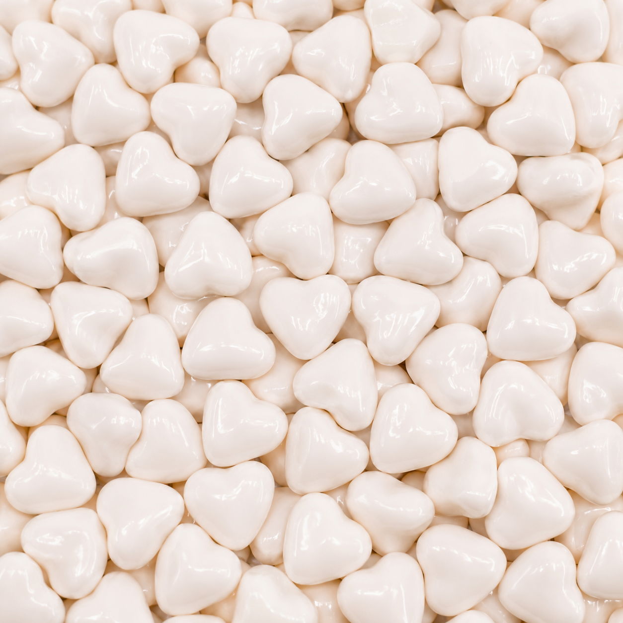 White Chocolate Hearts