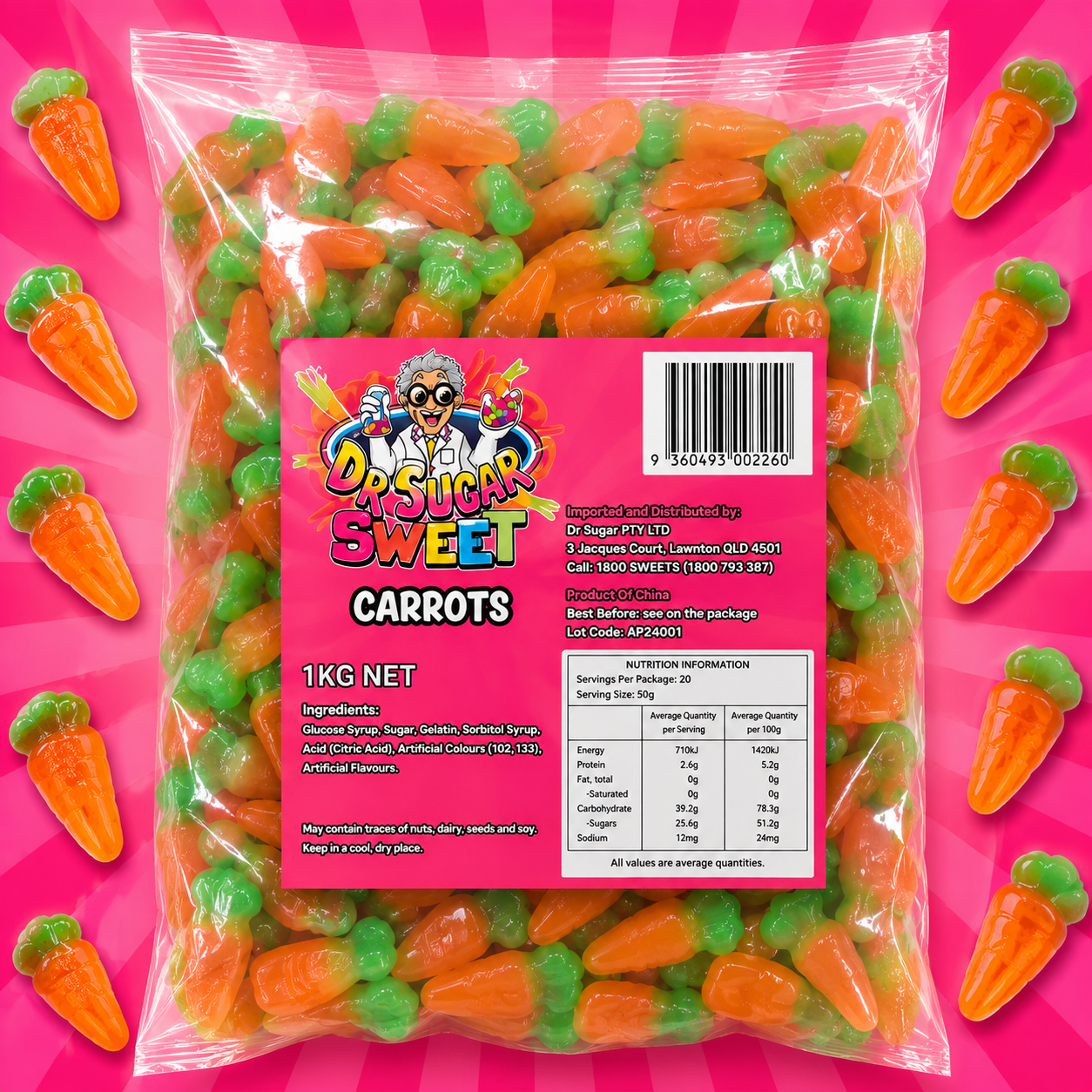 Carrots Gummies