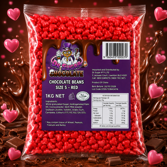 Red Chocolate Hearts