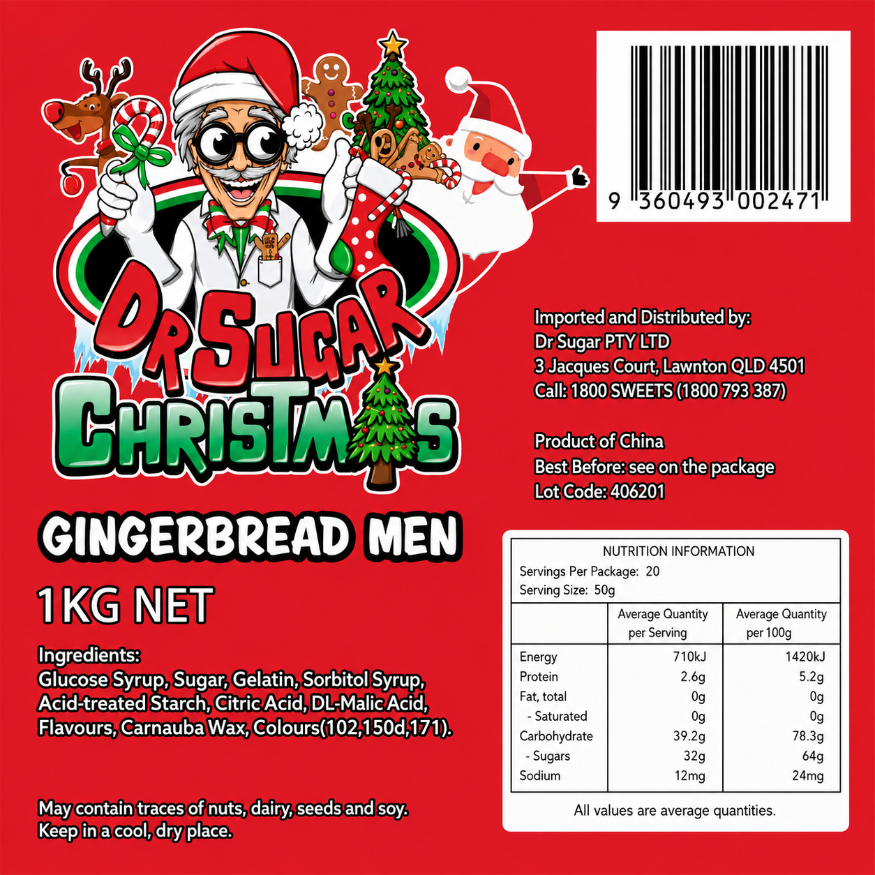 Gingerbread Men Gummies