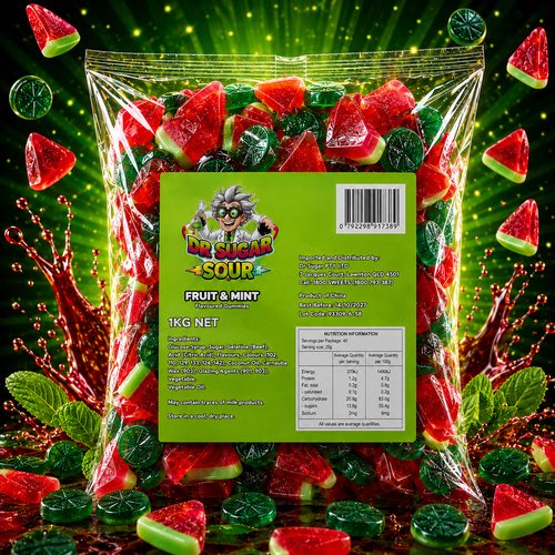 Fruit and Mint Gummies