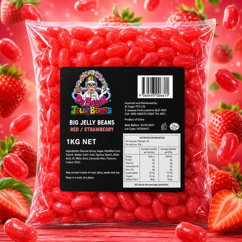 Big Red Strawberry Jelly Beans