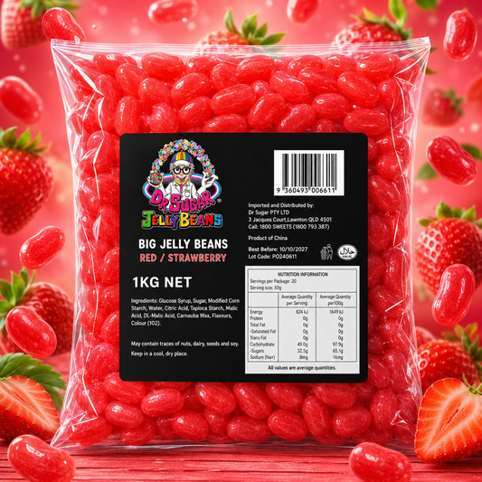 Big Red Strawberry Jelly Beans