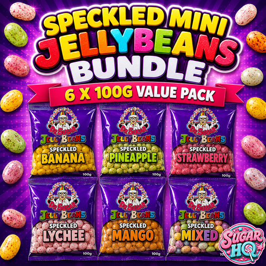Speckled Mini Jelly Beans Bundle - 6 x 100g Bags