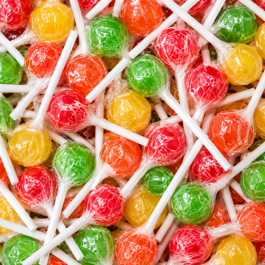 Mixed Colours Mini Lollipops (Individually Wrapped)