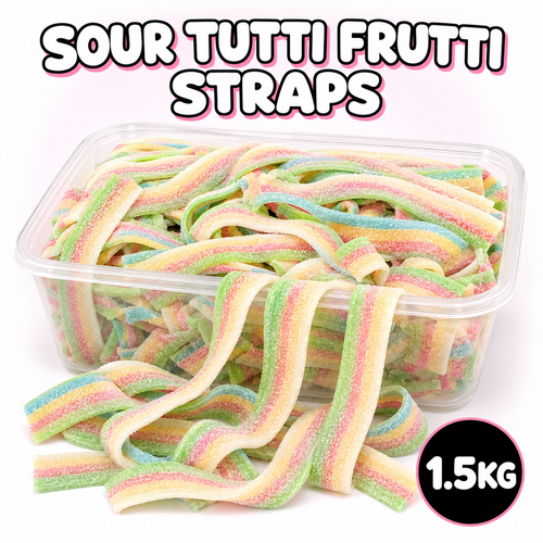 Sour Straps – Tutti Frutti Sour Belts 1.5KG