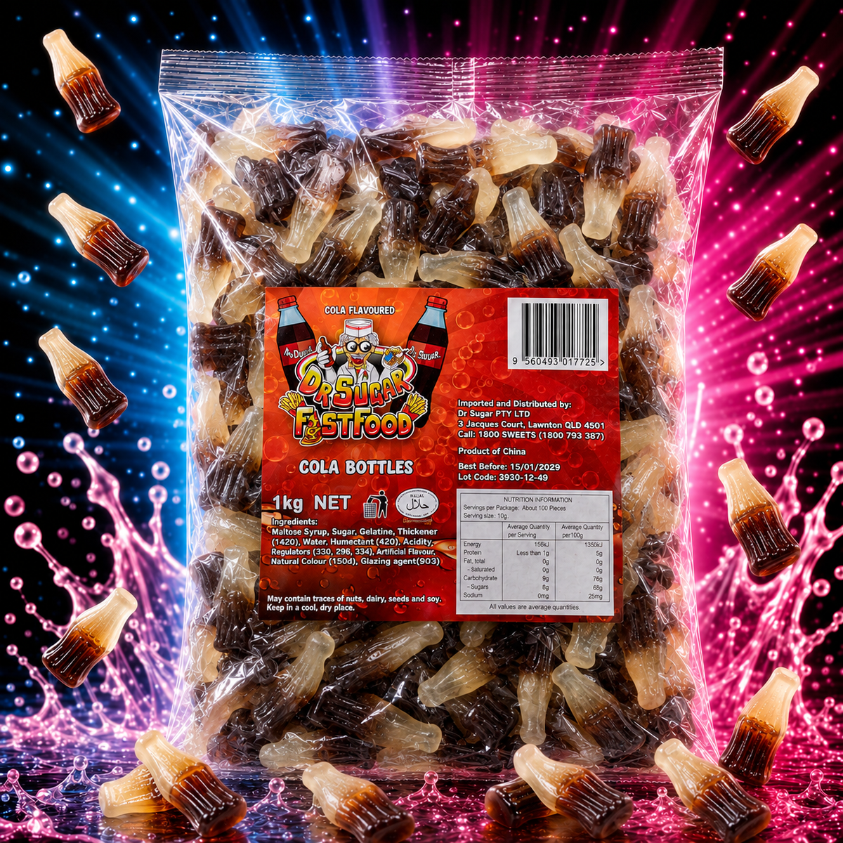 Cola Bottles Gummies