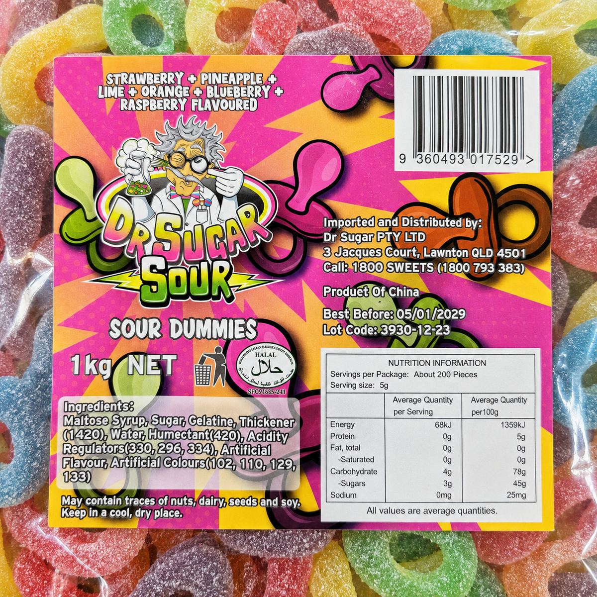 Sour Dummies Gummies