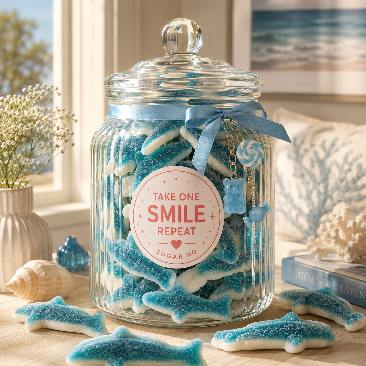 Giant Sour Sharks Gummies