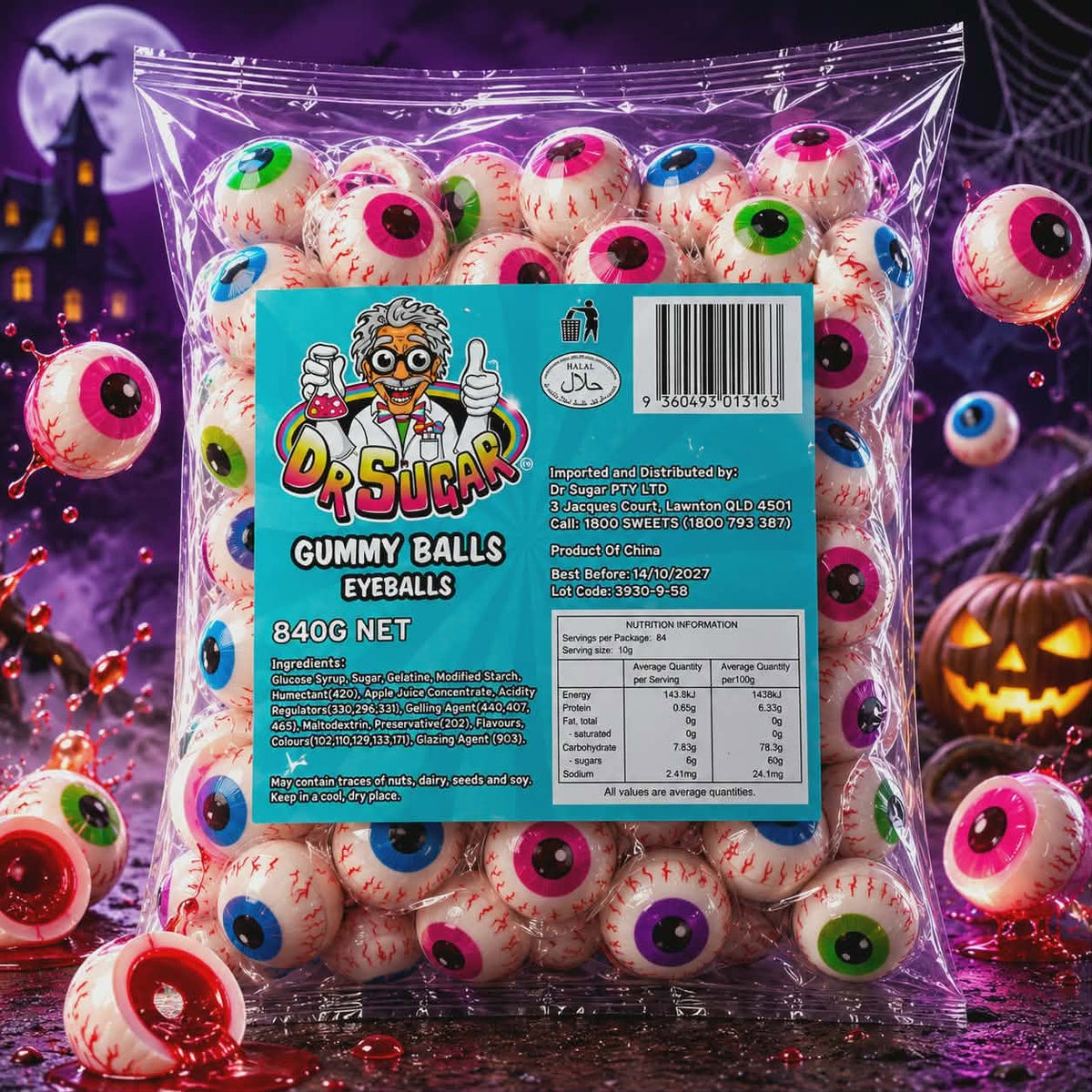 Eyeballs Gummy Balls (Individually Wrapped)