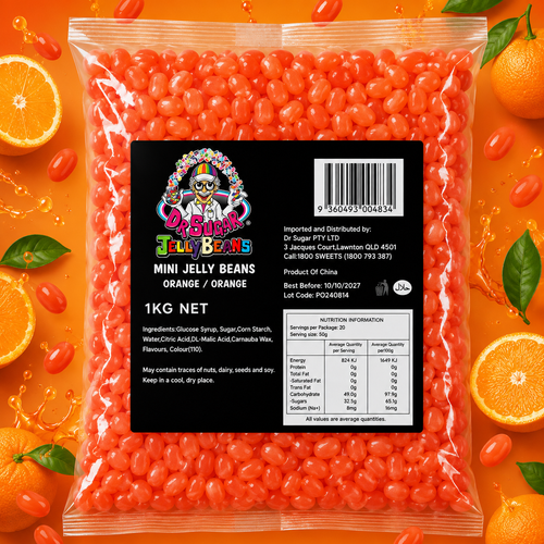 Mini Orange Jelly Beans