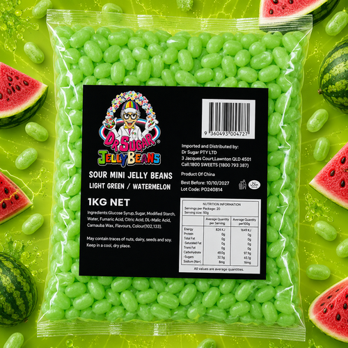 Sour Mini Watermelon Jelly Beans