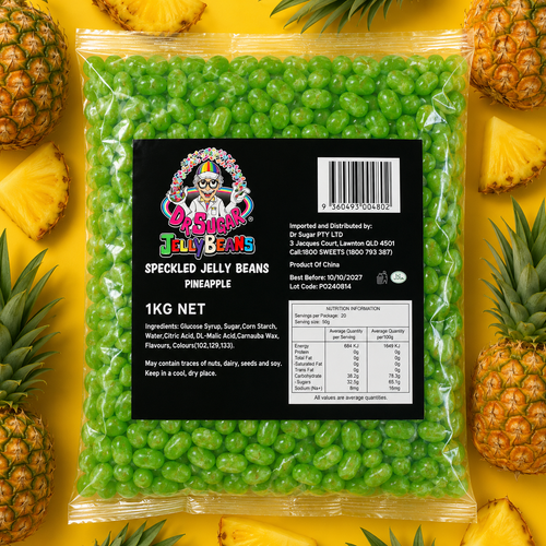 Speckled Mini Pineapple Jelly Beans
