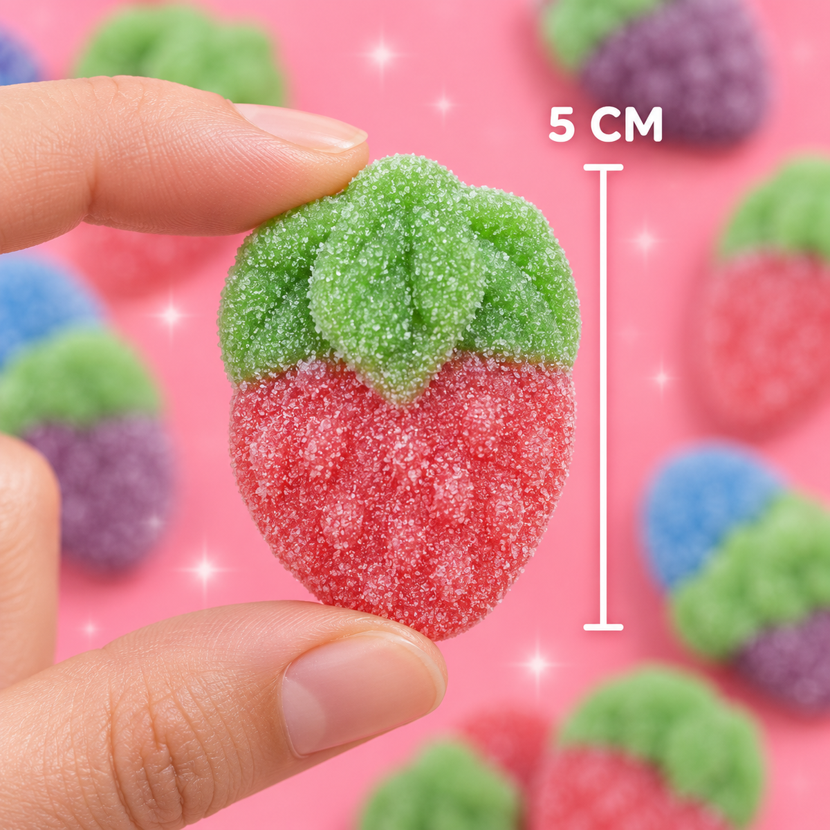 Mixed Sour Strawberries Gummies