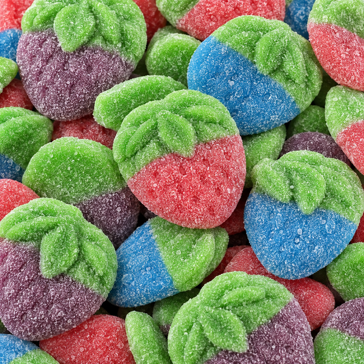 Mixed Sour Strawberries Gummies