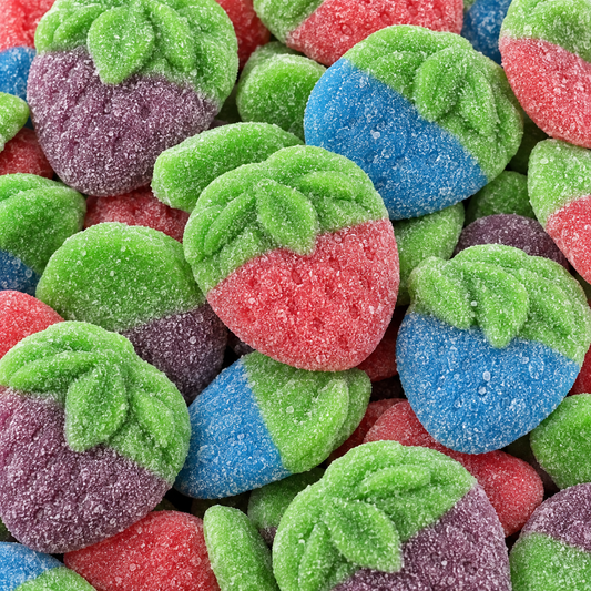 Mixed Sour Strawberries Gummies