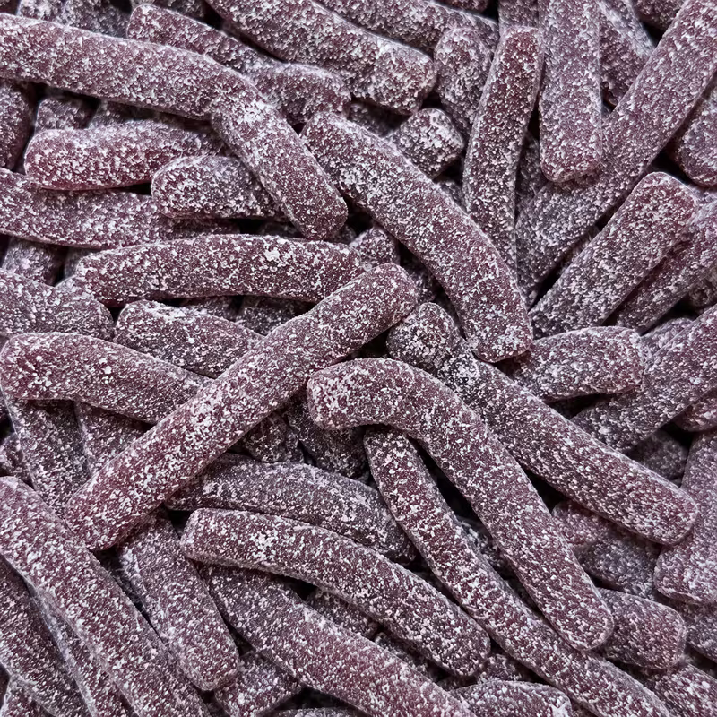 Sugar Daze Sour Grape Strips – 1KG