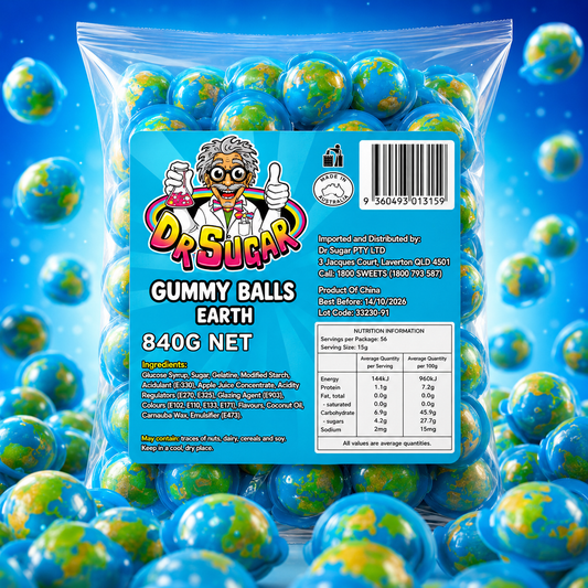 Earth Gummy Balls (Individually Wrapped)