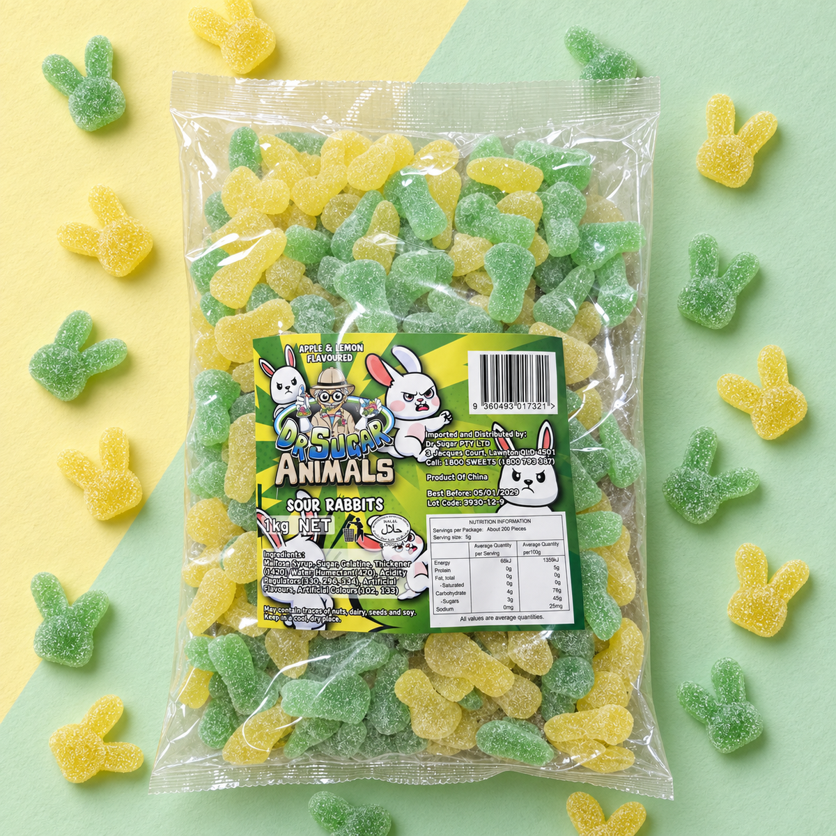 Sour Rabbits Gummies