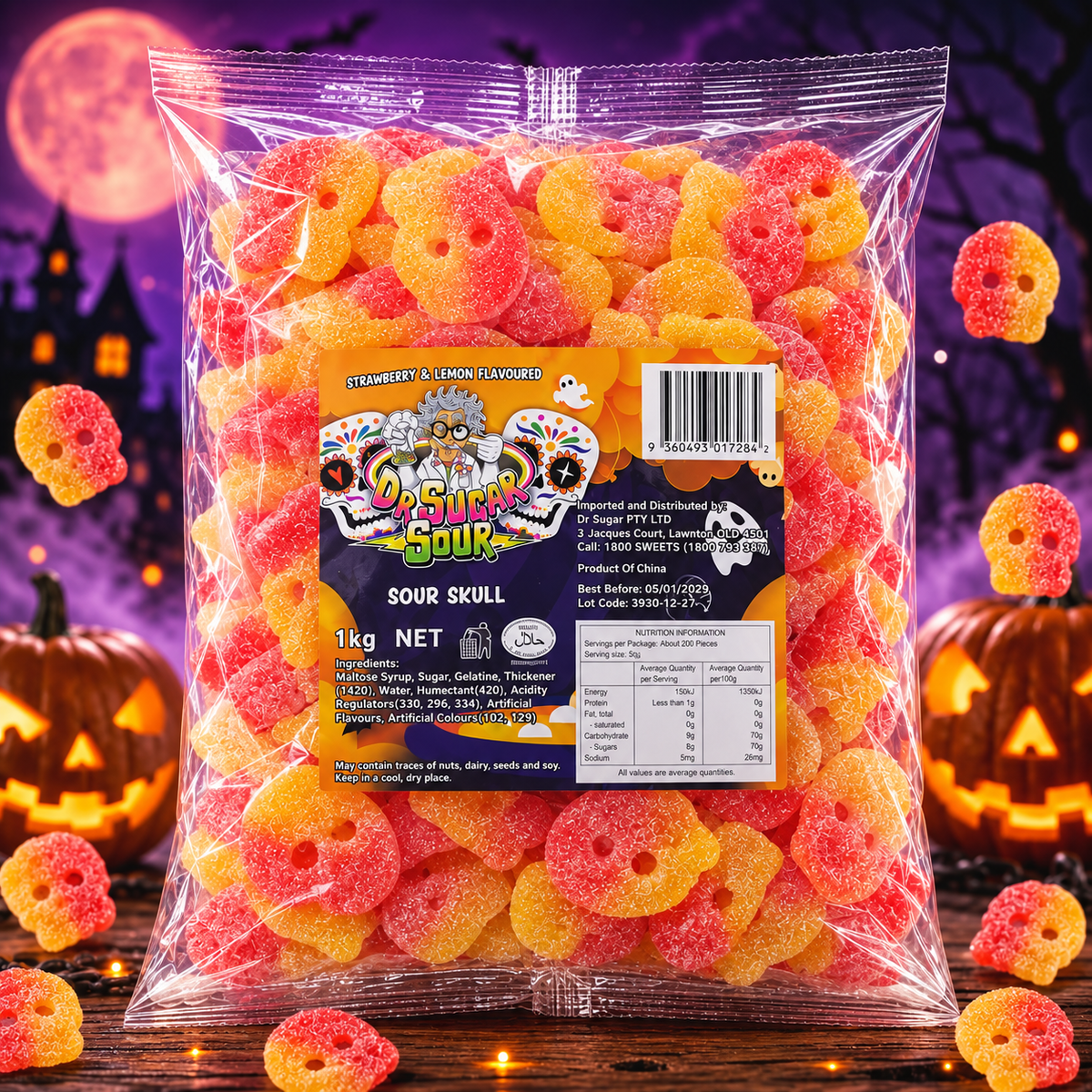 Sour Skulls Gummies