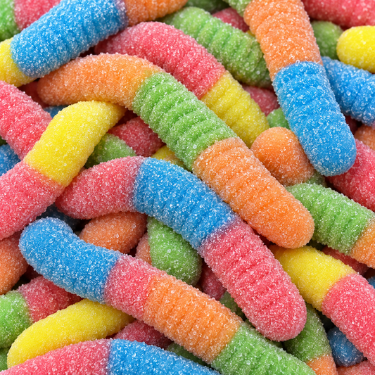 Giant Sour Worms Gummies