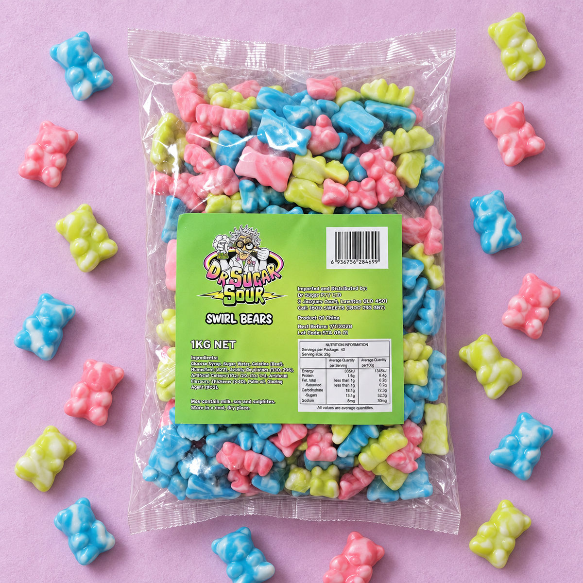 Swirl Gummy Bears